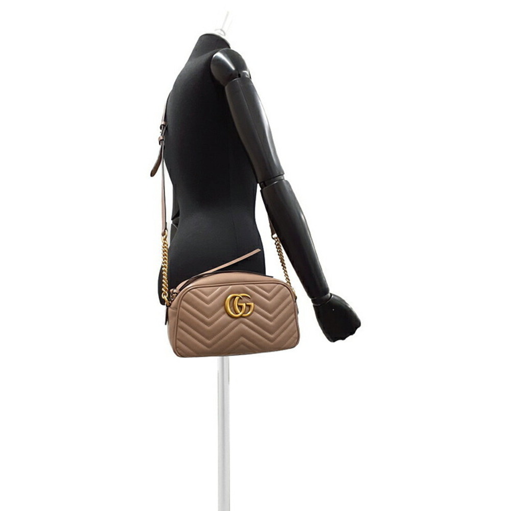 GUCCI GG Marmont Chain Shoulder Bag - Picture 9 of 9